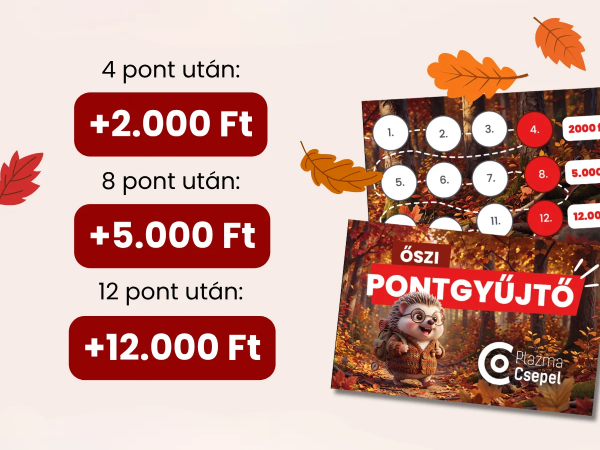 Őszi Pontgyűjtő – Garantált extra kifizetések